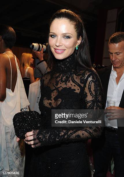 Georgina Chapman attends Fashion For Relief Japan Fundraiser during the 64th Annual Cannes Film Festival at Forville Market on May 16, 2011 in...