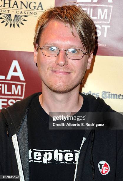 Chad Freidrichs attends the "The Pruitt-Igoe Myth" Q & A during the 2011 Los Angeles Film Festival at Regal Cinemas L.A. Live on June 17, 2011 in Los...