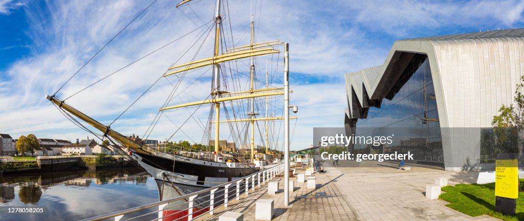 Riverside Museum in Glasgow - Panorama