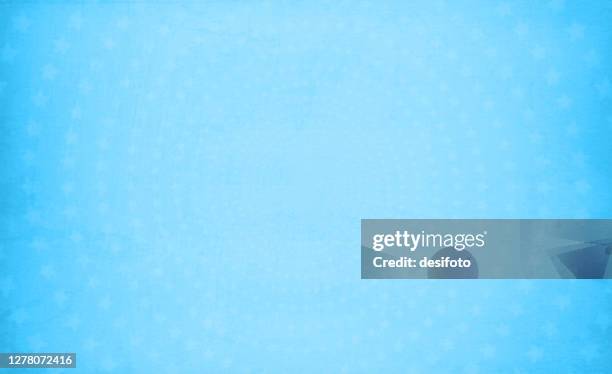 stockillustraties, clipart, cartoons en iconen met een hemelsblauwe gekleurde vector grunge geweven effectachtergrond met een spiraalpatroon van sterren als watermerk - blue sky