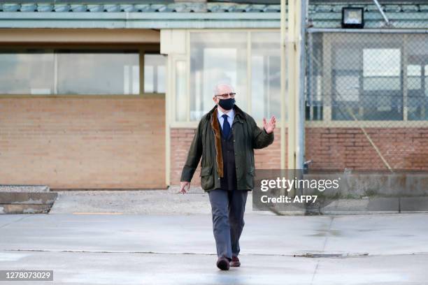 Rodrigo Rato is released from Soto del Real prison in the third degree after Bankia's acquittal for the case of the "black cards", on October 02 in...