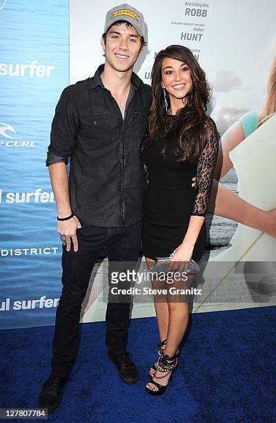 Actor Jeremy Sumpter attends the "Soul Surfer" Los Angeles Premiere at ArcLight Cinemas on March 30, 2011 in Hollywood, California.