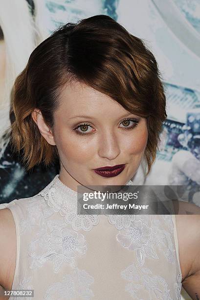 Emily Browning attends the "Sucker Punch" Los Angeles Premiere at Grauman's Chinese Theatre on March 23, 2011 in Hollywood, California.