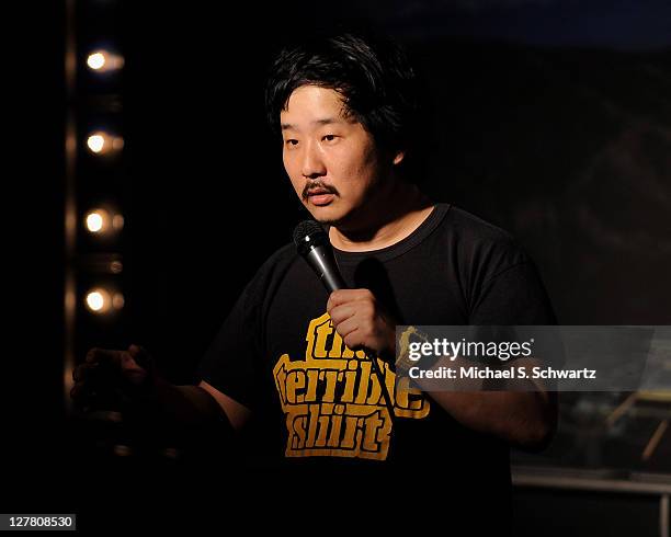 Comedian Bobby Lee performs at The Ice House Comedy Club on March 19, 2011 in Pasadena, California.
