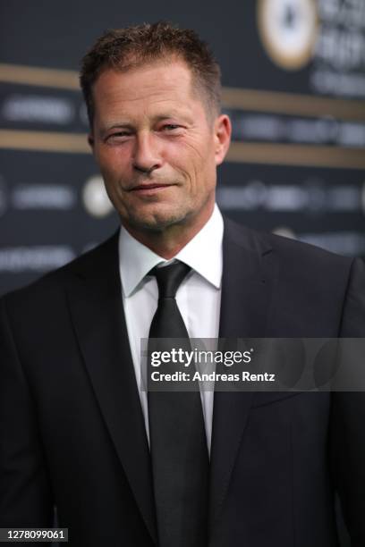 Til Schweiger attends the "Gott, Du kannst ein Arsch sein" premiere during the 16th Zurich Film Festival at Kino Corso on October 02, 2020 in Zurich,...