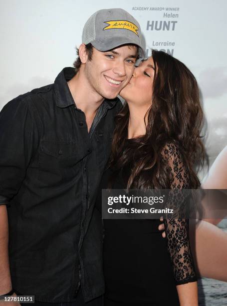 Actor Jeremy Sumpter attends the "Soul Surfer" Los Angeles Premiere at ArcLight Cinemas on March 30, 2011 in Hollywood, California.