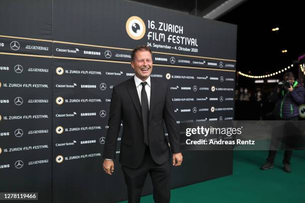 Til Schweiger attends the "Gott, Du kannst ein Arsch sein" premiere during the 16th Zurich Film Festival at Kino Corso on October 02, 2020 in Zurich,...