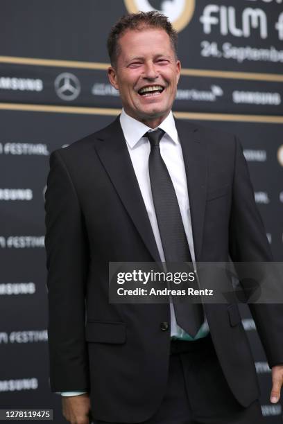 Til Schweiger attends the "Gott, Du kannst ein Arsch sein" premiere during the 16th Zurich Film Festival at Kino Corso on October 02, 2020 in Zurich,...