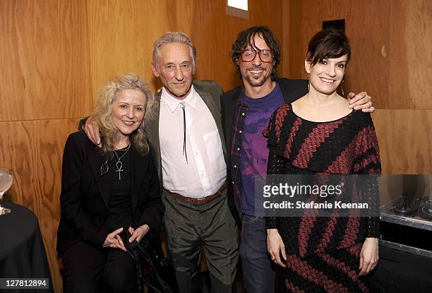 Danna Rucsha, Ed Rucsha, Eddie Rucsha and guest attend 2011 REDCAT Gala Honoring Eli & Edythe Broad and Apichatpong Weerasethakul at REDCAT on March...