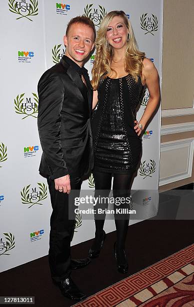 Actors Marty Thomas and Emily McNamara attend the Gayfest NYC 2011 Annual Spring at Last! fundraiser at the Loews Regency Hotel on March 21, 2011 in...