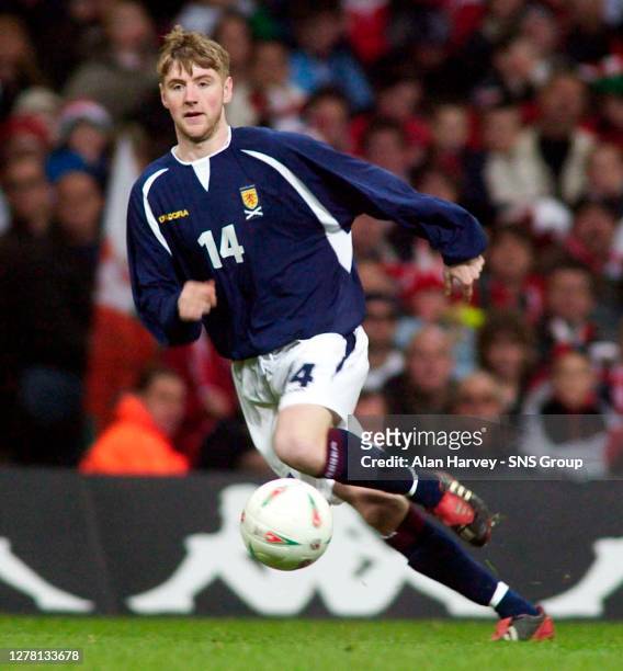 Blackburn Rovers striker Paul Gallagher makes his Scotland debut.