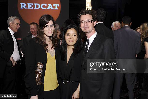 Laura Mulleavy, Clara Kim and George Lugg attend 2011 REDCAT Gala Honoring Eli & Edythe Broad and Apichatpong Weerasethakul at REDCAT on March 19,...