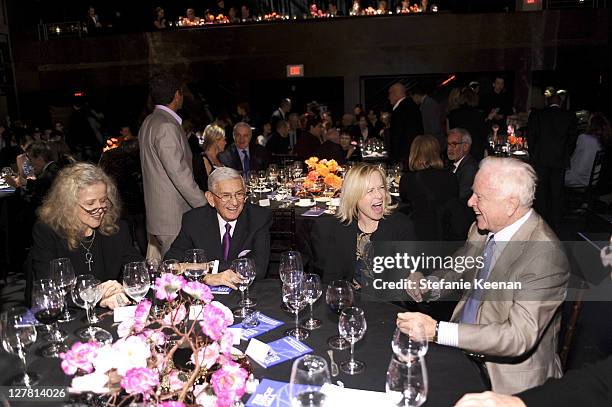 Danna Ruscha, Eli Broad, Amy Madigan and Richard Riordan 2011 REDCAT Gala Honoring Eli & Edythe Broad and Apichatpong Weerasethakul at REDCAT on...