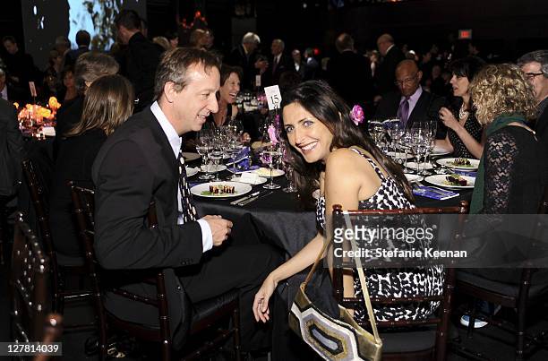 Tim Disney and Neda Disney attends 2011 REDCAT Gala Honoring Eli & Edythe Broad and Apichatpong Weerasethakul at REDCAT on March 19, 2011 in Los...