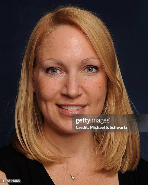 Comedian Alli Breen poses at The Ice House Comedy Club on March 19, 2011 in Pasadena, California.