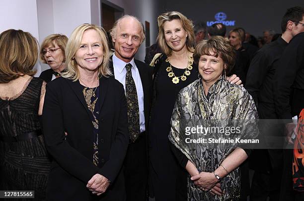Amy Madigan, Ed Harris, Bianca Roberts and Nancy Asher attend 2011 REDCAT Gala Honoring Eli & Edythe Broad and Apichatpong Weerasethakul at REDCAT on...