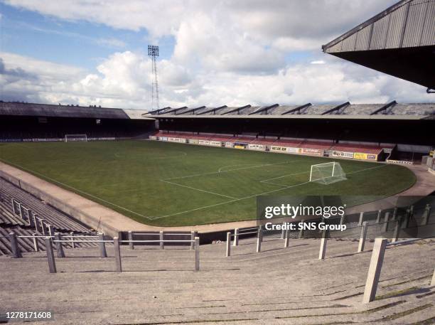 Pittodrie Stadium, home ground of Aberdeen.