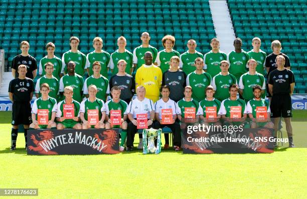 The Hibs squad for season 2007/2008 Show Racism the Red Card: Colin McLelland Patrick Mailey, Ross Campbell, Chris Hogg, Torben Joneleit, Rob Jones,...