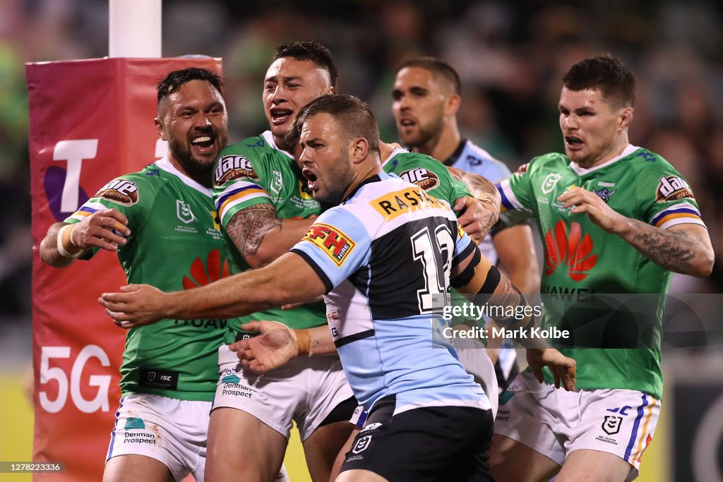 NRL Elimination Final - Raiders v Sharks