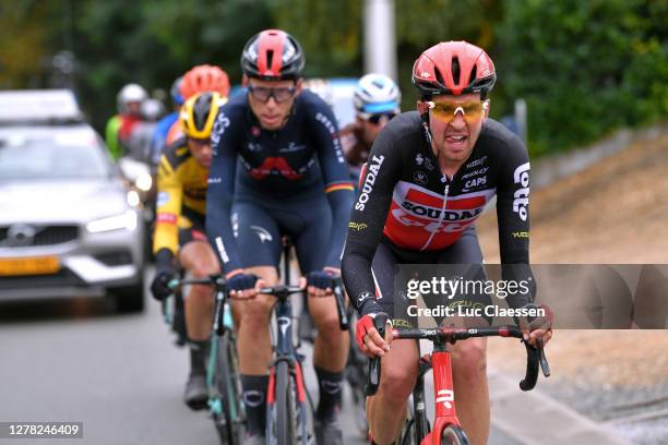 Brian Van Goethem of The Netherlands and Team Lotto Soudal / Christian Knees of Germany and Team INEOS Grenadiers / Breakaway / during the 16th...