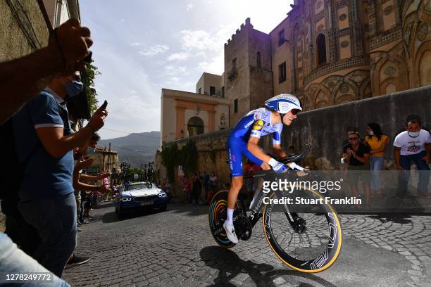 Fausto Masnada of Italy and Team Deceuninck - Quick-Step / Duomo di Monreale / Monte Caputo / Cathedral / during the 103rd Giro d'Italia 2020, Stage...