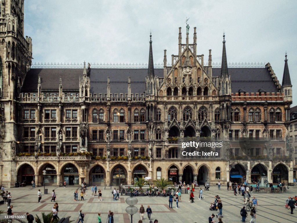 A view of Marienplatz, Munich