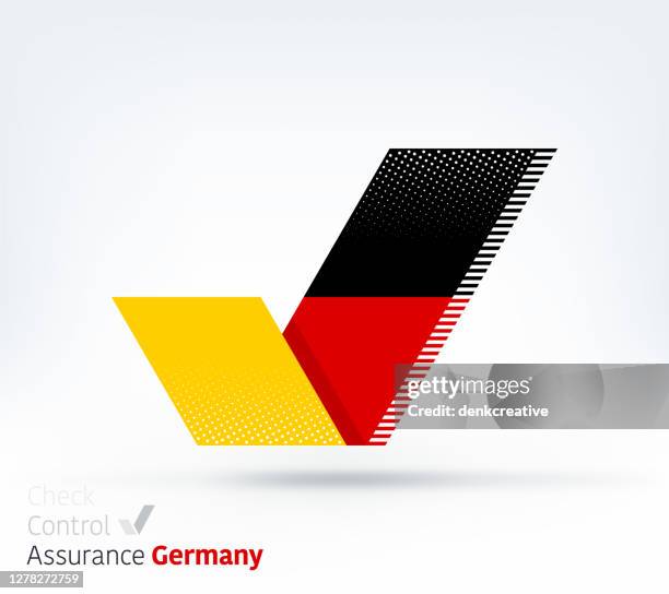 deutschland-flagge für controlling & ensuring - election results stock-grafiken, -clipart, -cartoons und -symbole