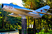 The city of Orenburg details MiG 17