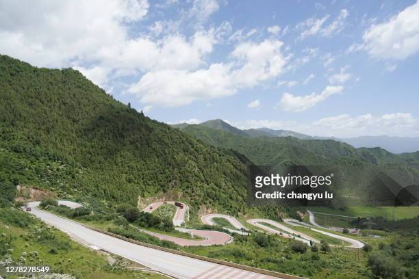 mountain panshan road - geology icon stock pictures, royalty-free photos & images