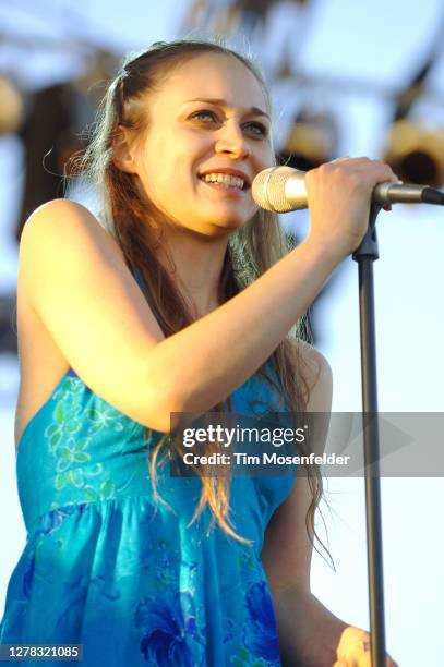 Fiona Apple performs during the Vegoose Music Festival at Sam Boyd stadium on October 29, 2006 in Las Vegas, Nevada.