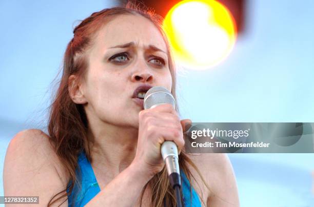 Fiona Apple performs during the Vegoose Music Festival at Sam Boyd stadium on October 29, 2006 in Las Vegas, Nevada.