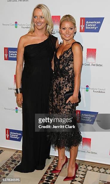 Linda Wells and Kelly Ripa attend the 27th annual DreamBall at Cipriani 42nd Street on September 22, 2011 in New York City.