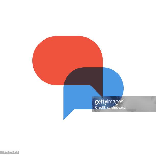 usa presidential elections debate concept design - instant messaging stock illustrations
