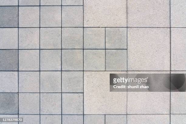 aerial view of empty road - concrete footpath stock pictures, royalty-free photos & images