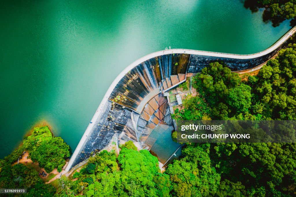 Uitzicht op Ho Pui Reservoir