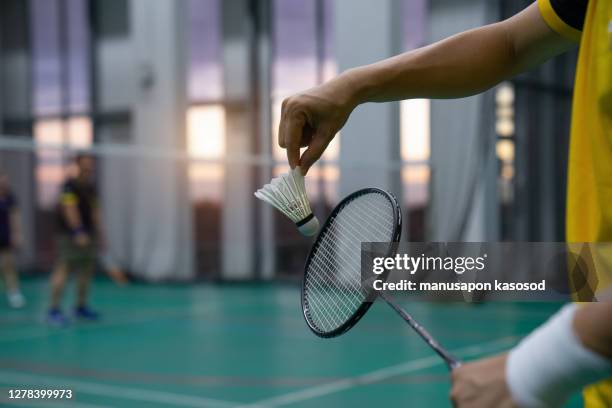 badminton - shuttlecock - fotografias e filmes do acervo