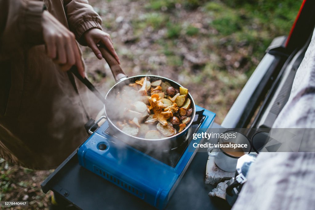 Cooking In Nature Cooking In Nature High-Res Stock Photo - Getty Images