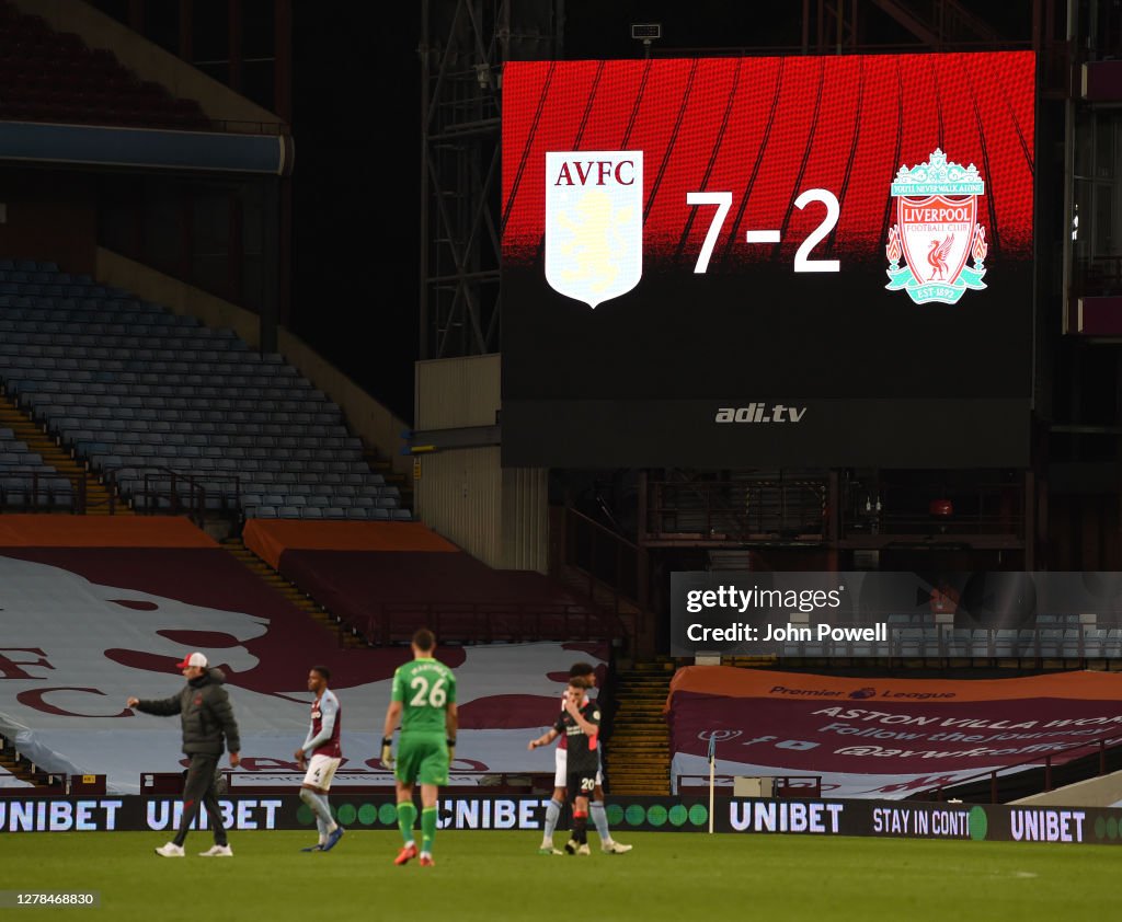 Aston Villa v Liverpool - Premier League