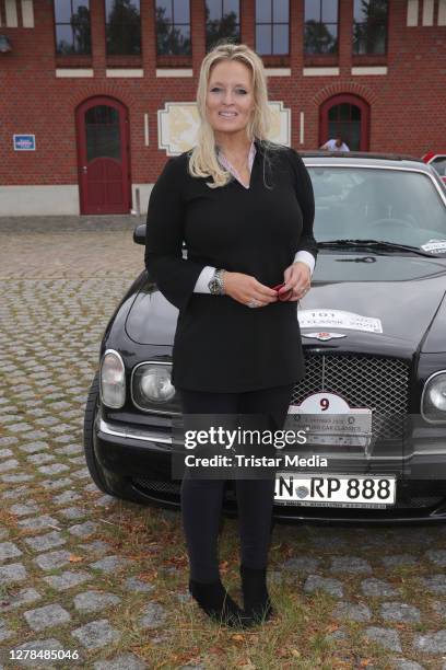 Rixa Herzogin von Oldenburg during the 7th Hamburg Car Classics Arrival on October 3, 2020 in Hamburg, Germany.