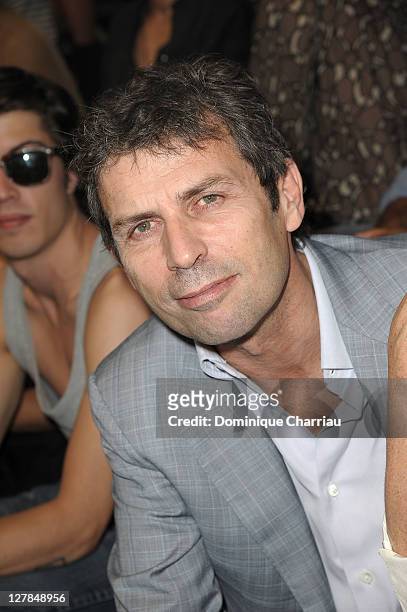 Frederic Taddei attends the Sonia Rykiel Ready to Wear Spring / Summer 2012 show during Paris Fashion Week at Halle Freyssinet on October 1, 2011 in...