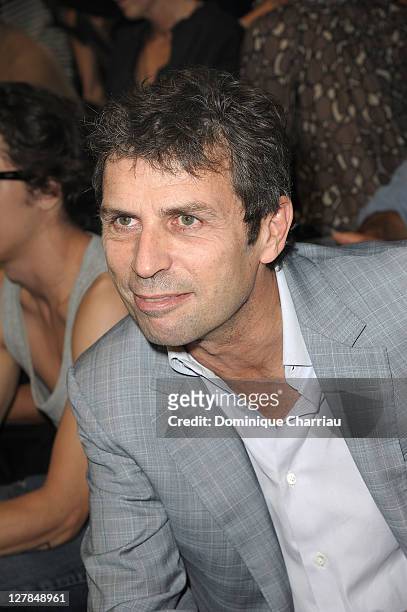 Frederic Taddei attends the Sonia Rykiel Ready to Wear Spring / Summer 2012 show during Paris Fashion Week at Halle Freyssinet on October 1, 2011 in...