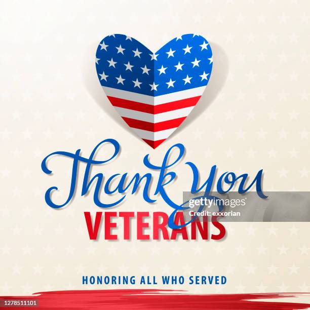 danke veteranen - zusammenklappbar stock-grafiken, -clipart, -cartoons und -symbole