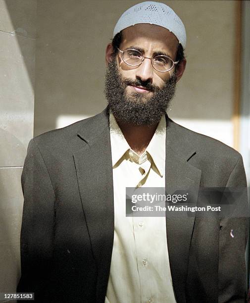 Anwar Al-Awlaki at Dar al Hijrah Mosque on October 4 2001 in Falls Church, VA. .