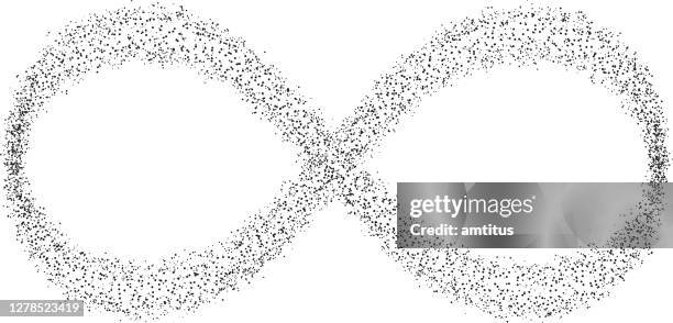 infinity symbol - casting spell stock illustrations