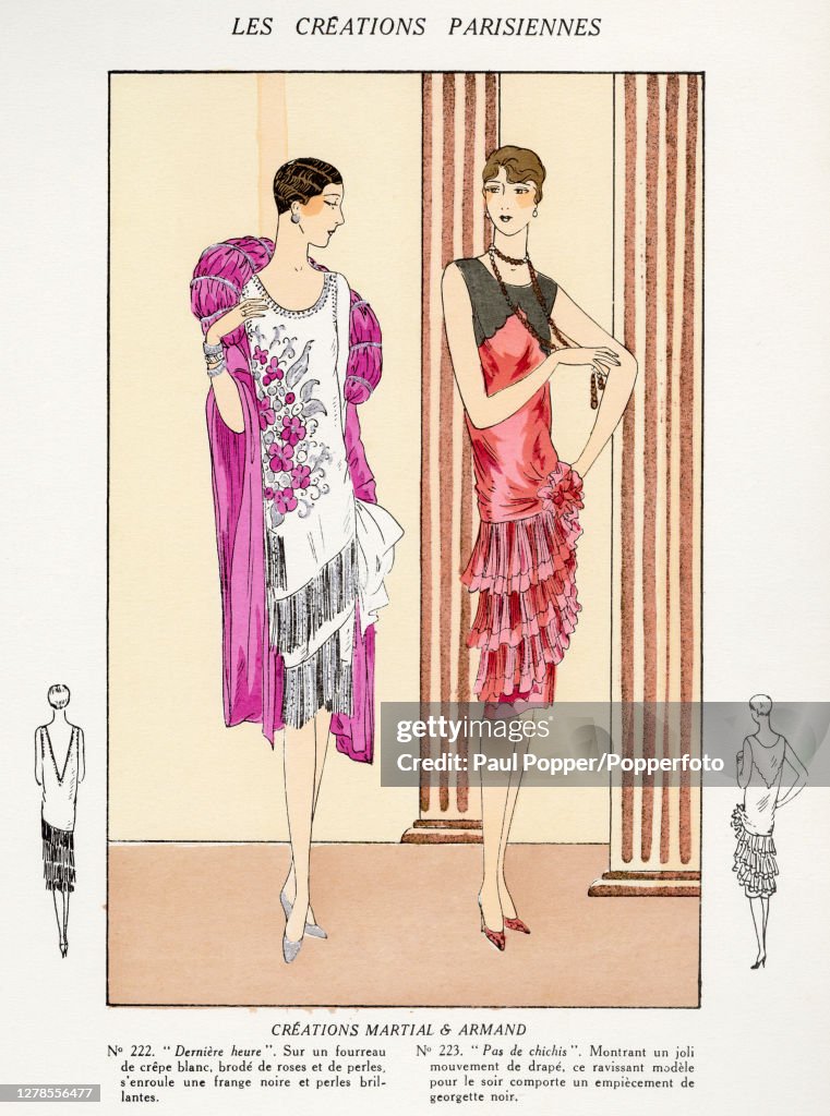 Sheath Dresses With Fringed Skirts