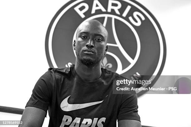 Danilo Pereira signs a one year loan with Paris Saint-Germain on October 05, 2020 in Paris, France.