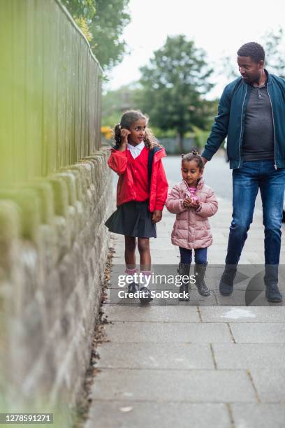 on the way home from school - road safety stock pictures, royalty-free photos & images