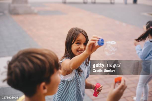 doppelblase - child bubble stock-fotos und bilder