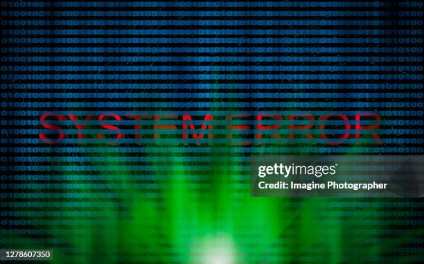 Computer Error 3d Computer Network Error Photos and Premium High Res Pictures - Getty Images
