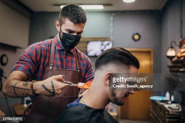 16 Fire Hair Cutting Photos and Premium High Res Pictures - Getty Images
